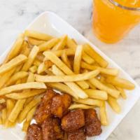 Boneless Wings Lunch Special · Seven pieces in a combo with french fries & drink.