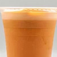 Out Of Office Juice · 100% organic juice made with strawberries, pineapple, carrot, orange, apple & lime