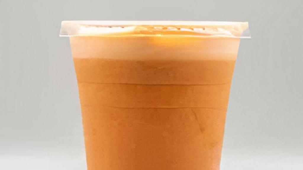 Out Of Office Juice · 100% organic juice made with strawberries, pineapple, carrot, orange, apple & lime