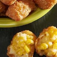 Sweet Corn Nugget · Ball of battered fried corn.
