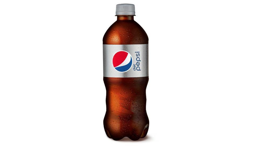 Diet Pepsi Bottle (20Oz) · A crisp tasting, refreshing pop of sweet, fizzy bubbles without calories. Click to add to your meal.