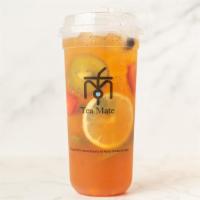 Tropical Fruit Tea · strawberry,  mango,  passion fruit,  pineapple,  lemon,  peach flavor