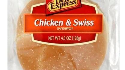 Deli Express Chicken & Swiss Sandwich · 4.5 Oz