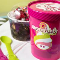 Xtra Large 30 - 32Oz · Family size - up to 3 choices of fro-yo.
 
Choices will be layered in one mega 32oz cup!