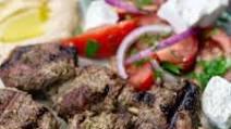 Lamb Kabob · Tender cubes of lamb, marinated in herbs and fine spices, charbroiled on skewer and served w...
