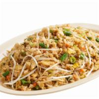 Vegetable Fried Rice · Fried rice served with various kinds of vegetables, bean sprouts and fresh eggs