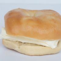 Carter Bagel Sandwich · Plain cream cheese.