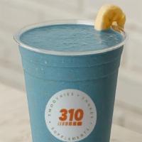 Blue Wave · 310 Vanilla Creme Protein, 310 Unflavored Protein, Almond Milk, GF Rolled Oats, Banana, Cash...