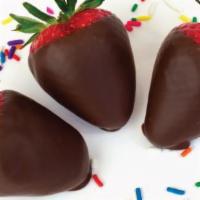 Chocolate Dipped Strawberries Dozen · Delicious Chocolate dipped strawberries that are sure to wow a special someone or a treat to...