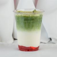 Red, White & Matcha · The best-selling drink entails hand whisked ceremonial grade matcha and it has the best stra...