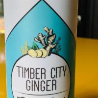 Timber City Ginger Beer · Non-alcoholic ginger beer, zero proof, must be constantly refrigerated, perishable, preserva...