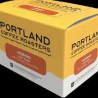 Morning Blend- Single Serve · A coffee with bright acidity, a clean body, and notes of caramel in a crisp, balanced cup. T...