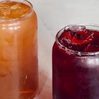 Iced Tea · Your choice of either classic Black Iced Tea or refreshing caffeine-free Hibiscus Mango. Cra...