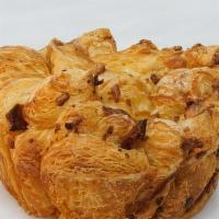 Savory Bacon Marsant · Layers of buttery croissant dough folded with rich crispy bacon, garlic and creamy cheddar c...