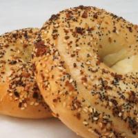 Everything Bagel · When you can't settle on one flavor. Go for the everything bagel. It has all of the best bag...