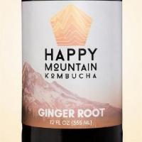 Ginger Root- Happy Mountain Kombucha · Our top seller! A spicy and subtly sweet treat. A delicious blend of organic white peony tea...