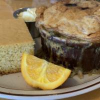 Nellie Bea'S Chicken Pot Pie · Served with honey cornbread and honey butter.