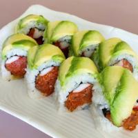 Lyon'S Roll · Inside: spicy tuna, salmon, crab 
Outside: avocado