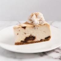 Cinnamon Roll Slice · For a limited time, enjoy our gooey Cinnamon Roll Cheesecake. Our original cheesecake recipe...
