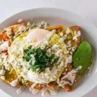 Maso'S Breakfast Potato Tacos · Four potato tacos, lettuce, avocado, tomato, queso fresco, fried egg, green chili, cream, ci...