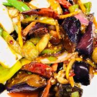 Eggplant With Spicy Garlic Sauce · Hot & spicy.