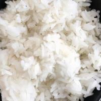 Jasmine Rice · hot, fluffy, sticky jasmine rice