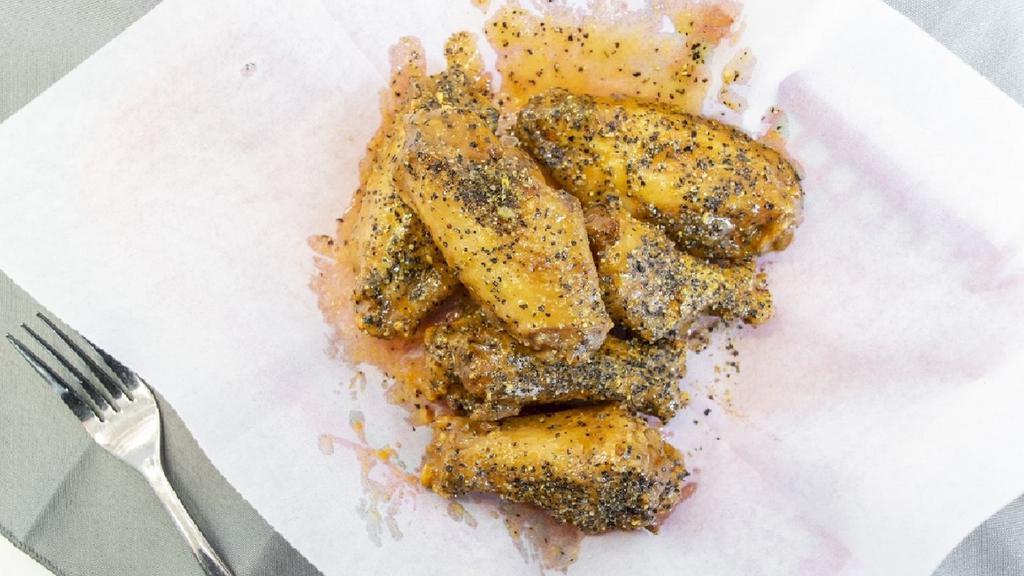 Bone-In Wings (10Pc) · Two flavors. Fresh never frozen chicken wings. Freshly fried to perfection. No RANCH included