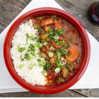 Red Beans N' Rice (Build Your Own) · Vegan. Slow cooked red beans and fresh vegetables with our signature creole seasoning. Custo...