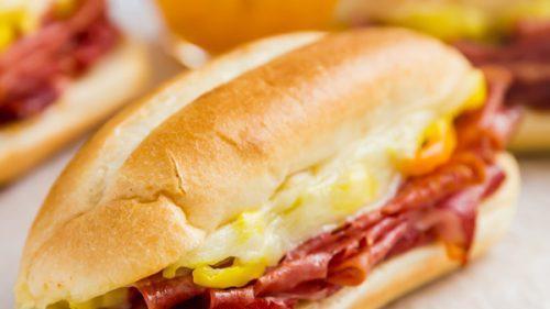  Milano Melt Sandwich · Pepperoni, black forest ham, melted provolone cheese, mayo, lettuce, tomato and red onion served on a toasted Italian sub roll.
 COMBO COMES WITH YOU CHOICE ,POTATO SALAD,CIPS,MAC SALAD
