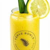 Renewed · mango, pineapple, banana, ginger, house-made lemon juice, water