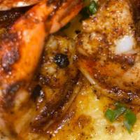 Southern Shrimp Or Catfish · Served over our famous butter grits.