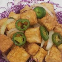 Fried Tofu With Salt And Pepper · 