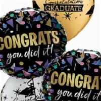 Graduation Balloon Bouquet · Our balloon artist choice bouquets can be custom-made to your request. Please make any reque...