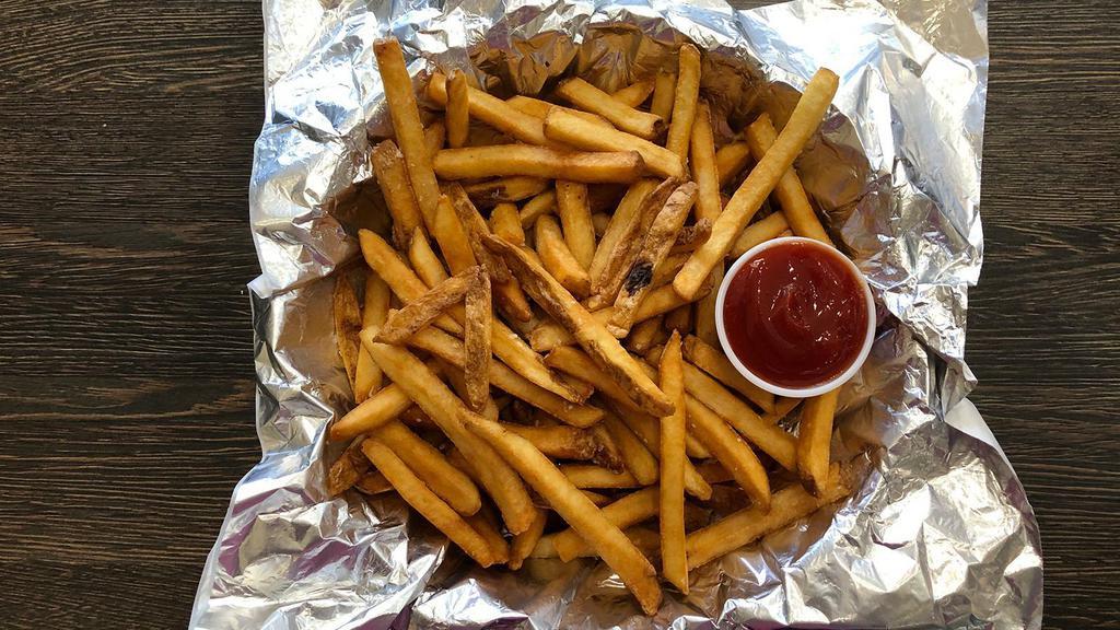 Basket Of Fries · Straight-cut Fries with Ketchup.