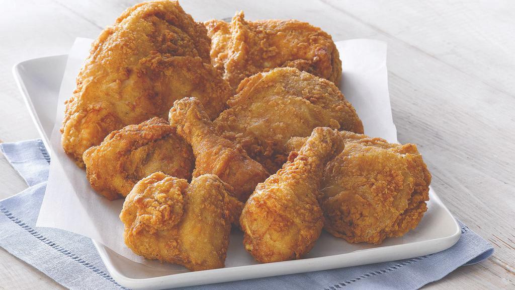 8 Piece Mixed · Fried or Baked – Includes: 2 ea. Breasts, Wings, Legs & Thighs.