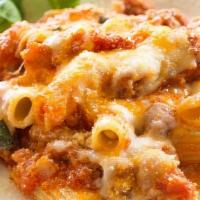 Ziti · Build your own pasta with your choice of sauce, toppings, and garnishes!