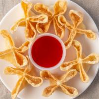 Cream Cheese Wonton (10) · Ten pieces.inside is sweet and sour cheese