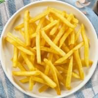 Plain Fries · Idaho potato fries cooked until golden brown and garnished with salt.