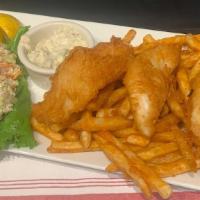 Fish N Chips · Alaskan cod dipped in Odell’s Rupture IPA beer batter, fried to perfection, then served with...
