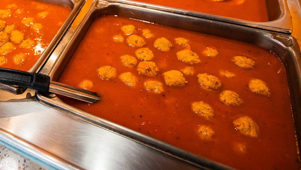Quart Of Beef Meatballs · Beef Meatballs marinated and cooked in our house made sauce (14)