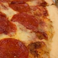 Pepperoni Pizza · Fresh whole milk mozzarella, homemade pizza sauce. What else do you need to know? nothing! I...