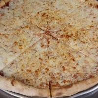 Cheese Pizza · Fresh whole milk mozzarella, homemade pizza sauce, and dusted with romano cheese. Simple and...