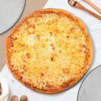 Viva Vegan Cheese Pizza · Fresh tomato sauce, shredded vegan mozzarella and extra-virgin olive oil baked on a hand-tos...