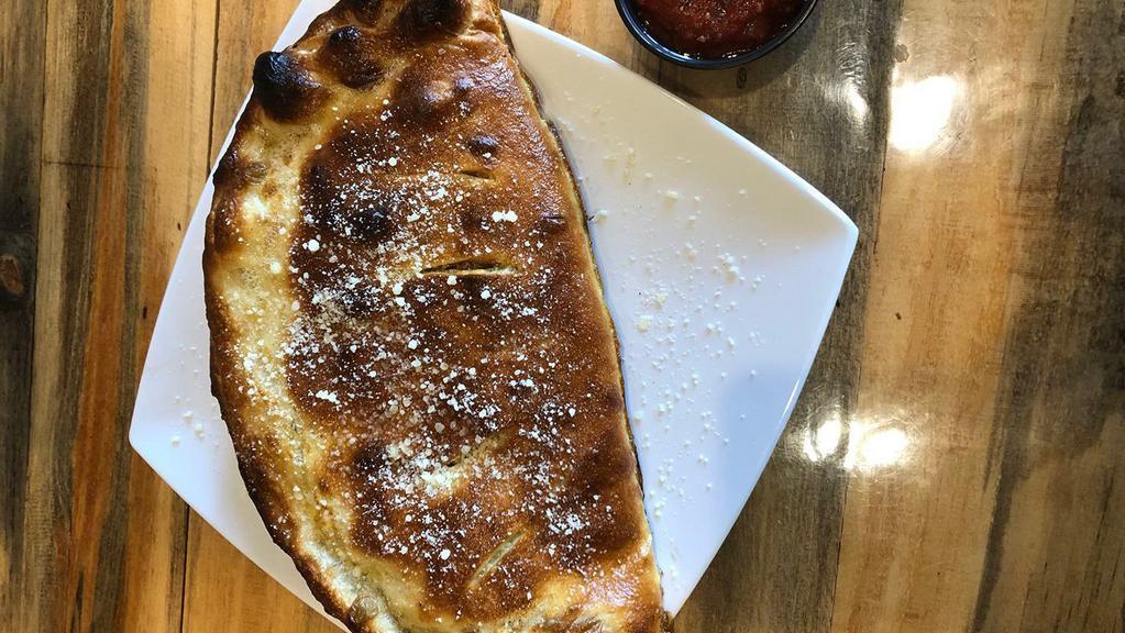 Calzone (Build Your Own) · Pick up to 5 toppings, select your sauce and choose your cheese.