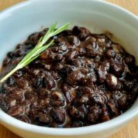 Beans · side of black beans.
(gluten free)