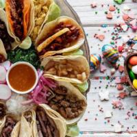 Street Tacos · Gluten free. Delicious Street Taco With Your Meat Choice, Cilantro, Onion, And Salsa From Mi...