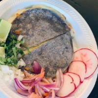 Meat Quesadilla · Gluten-Free Quesadilla On Blue Corn With Your Meat Choice.