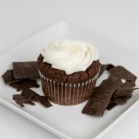 Chocolate Wheat-Free And Vegan · Chocolate cake, vanilla frosting. 
*This cupcake is both wheat-free and vegan but not certif...