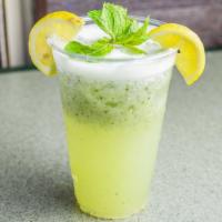 Lemon & Mint Smoothie · Mediterranean-style mint lemonade. Intense with flavor, extra frothy, and extremely refreshi...