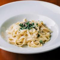 Fettuccine Alfredo · homemade creamy alfredo sauce